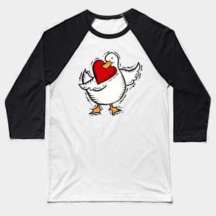 Cute Little Duck Baseball T-Shirt